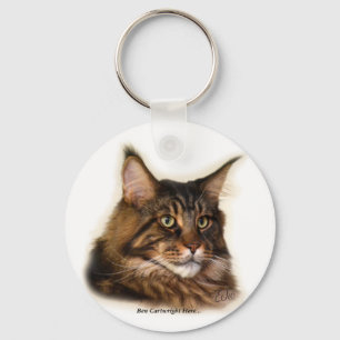 Porte-clés Ben Cartwright Ici... Porte - clé de chats Maine C