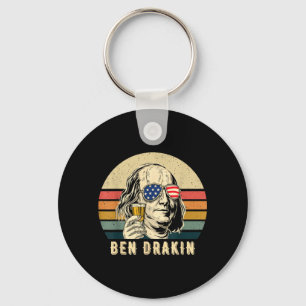 Porte-clés Ben Drankin Drôle Patriotique Ap Histoire 4 Juille
