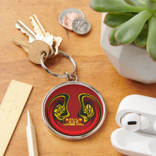 Porte-clés Bénédiction d'en haut : L'Amour de Dieu Salutation