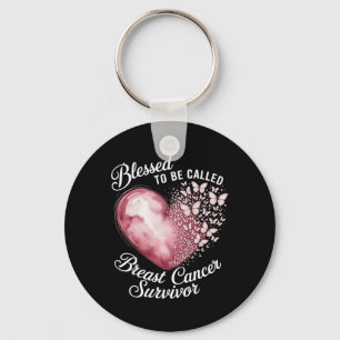 Porte-clés Béni D'Être Appelé Survivant Du Cancer Du Sein