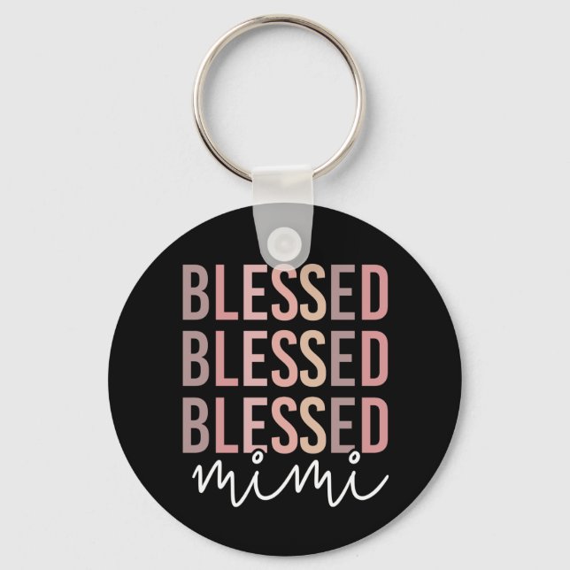 Porte-clés Béni Mimi | Cadeaux pour Mimi Grand-mère (Recto)
