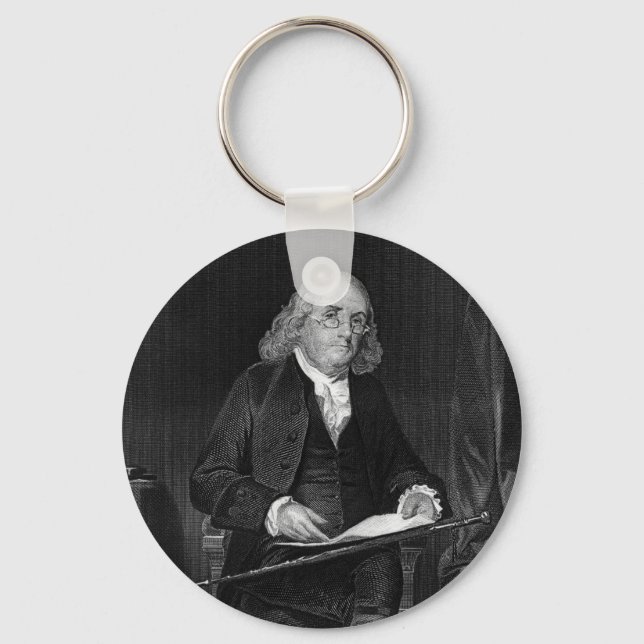 Porte-clés Benjamin Franklin (Recto)