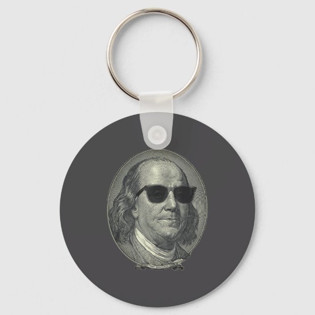 Porte-clés Benjamin Franklin The Benjamin Its All About  (Recto)