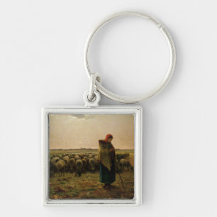 Porte-clés Bergère avec son troupeau, 1863