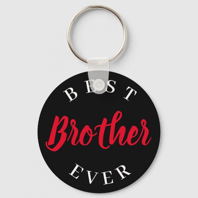 Porte-clés Best Brother Ever, cadeau pour frère (Recto)