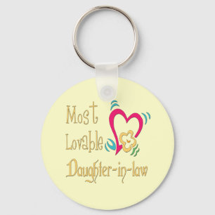 Porte-clés Best Daughter-in-law Gifts