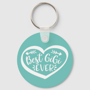 Porte-clés Best Gigi Ever Grandmother Gift