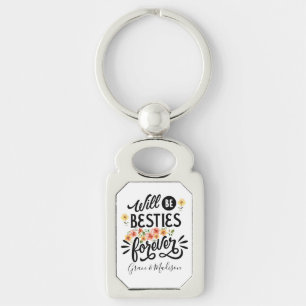Porte-clés Besties pour la vie BFF Friends Forever Cadeau