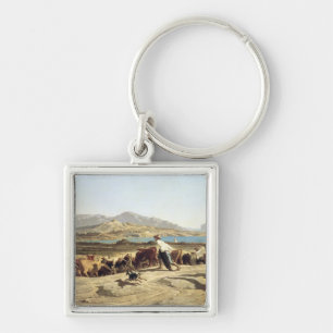 Porte-clés Bétail vivant en troupe près de Marseille, 1853