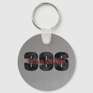 Porte-clés bête 396 gros bloc acier brossé
