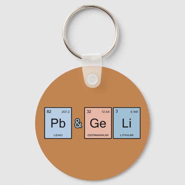 Porte-clés Beurre d'arachide et gelée (Recto)