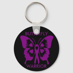Porte-clés Beurre-papillon violet/noir porte - clé
