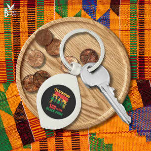 Porte-clés BHM 100 Ans Célébrer le Mois de l'Histoire des Noi