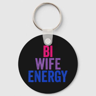 Porte-clés Bi Wife Energy Bisexual Pride