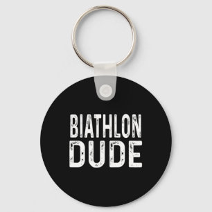 Porte-clés Biathlon Dude détendu Sprint Poursuit Relay Trac