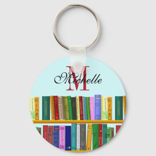 Porte-clés Bibliothèque pour le génie. Livres pour étudian
