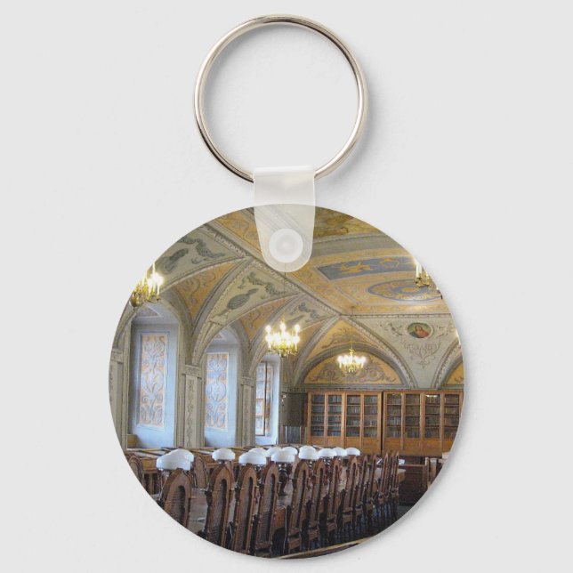 Porte-clés Bibliothèque universitaire de Vilnius - LITUANIE — (Recto)