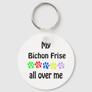 Porte-clés Bichon Frise Walks Design