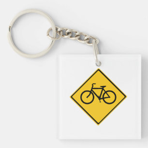 Porte-clés Bicyclette pour panneau routier
