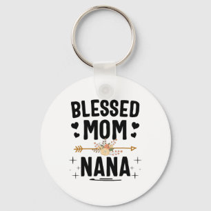 Porte-clés Bienheureux Cadeaux De La Fête Des Mères De Maman