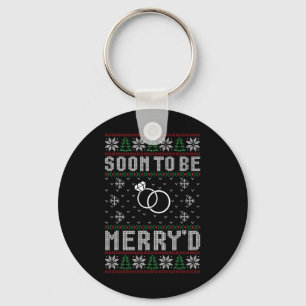 Porte-clés Bientôt Marié Joyeux Marié de Noël Groom C