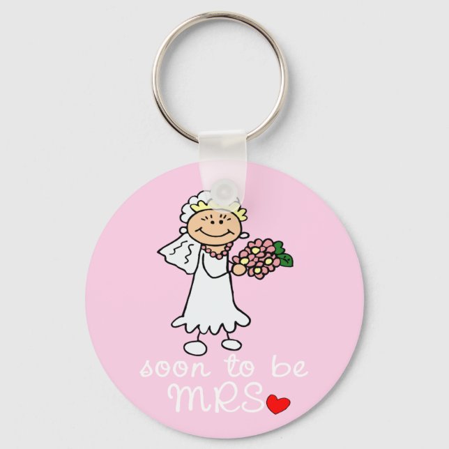 Porte-clés Bientôt MRS CUTE Stick Bride (Recto)