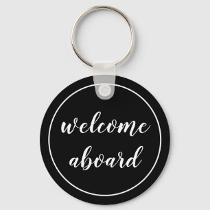 Porte-clés bienvenue à bord du script