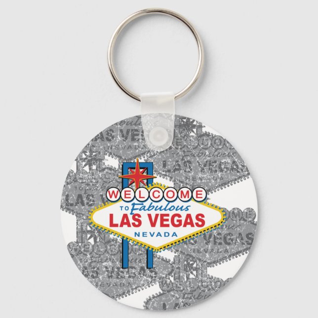 Porte-clés Bienvenue à Fabulous Las Vegas (Recto)