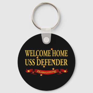Porte-clés Bienvenue à la maison USS Defender