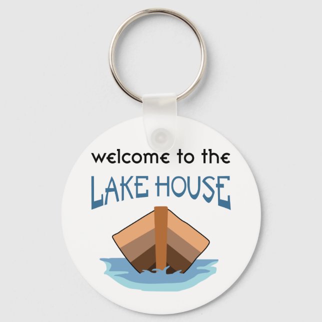 Porte-clés Bienvenue à Lake House (Recto)