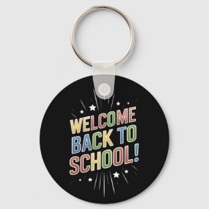 Porte-clés Bienvenue à l'école Professeur Premier Jour d'écol