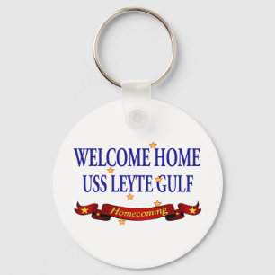 Porte-clés Bienvenue Accueil USS Leyte Golfe