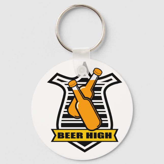 Porte-clés bière haute (Recto)