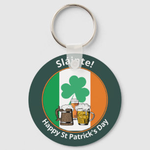 Porte-clés Bière Jour de la Saint Patrick