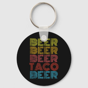 Porte-clés Bière Taco Nourriture Dit Drôle Mexicain Cinco De 