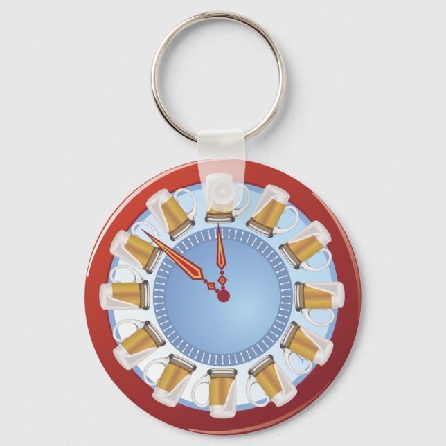 Porte-clés BIÈRES O' Horloge (Recto)