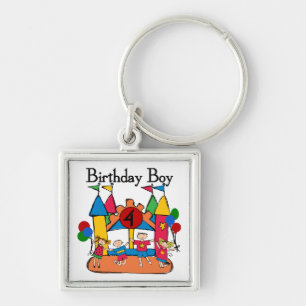 Porte-clés Big Bounce Boy 4th Birthday Tshirts et cadeaux