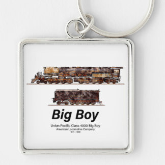 Porte-clés Big Boy Train à vapeur Vintage Locomotive américai