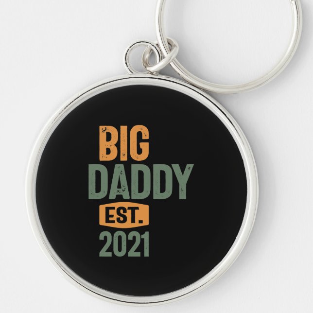 Porte-clés Big Daddy Est 2021 | Cadeau Père Grand-Père (Devant)