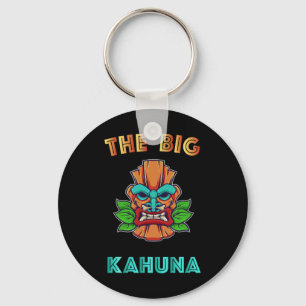 Porte-clés Big Kahuna Funny Hawaiian Tiki Papa Boss Cadeau