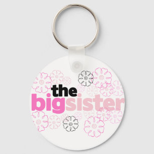 Porte-clés Big Sister Flower T-shirt