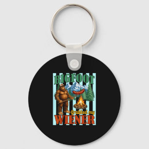 Porte-clés Bigfoot a attrapé saucisse drôle sasquatch blague