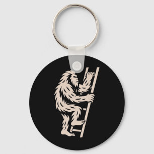 Porte-clés Bigfoot Gravissant L'échelle Drôle Cryptide Sasqua