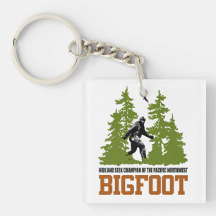 Porte-clés Bigfoot Hide et Seek Champion du Pacifique Nord-Ou