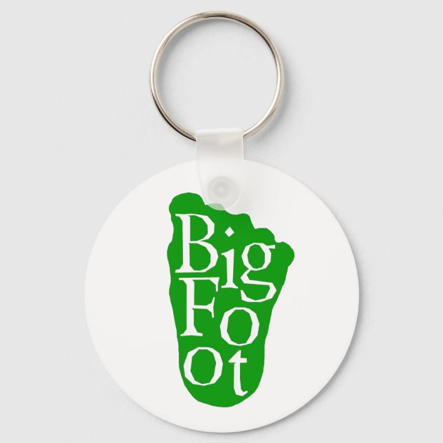 Porte-clés Bigfoot ! Sasquatch Big Foot Yeti (Recto)