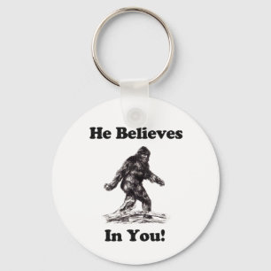 Porte-clés Bigfoot/Sasquatch - Il Croit En Vous