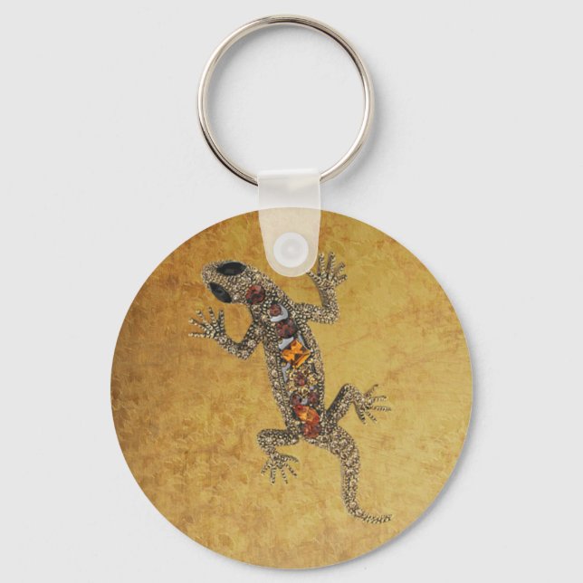 Porte-clés Bijoux porte - clé Cuir Lizard (091-013) (Recto)