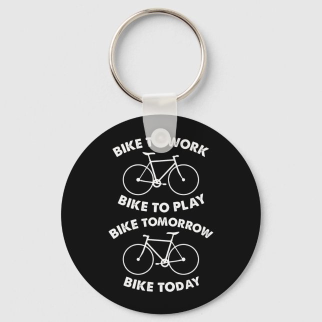 Porte-clés Bike Forever - Cyclisme Cool (Recto)