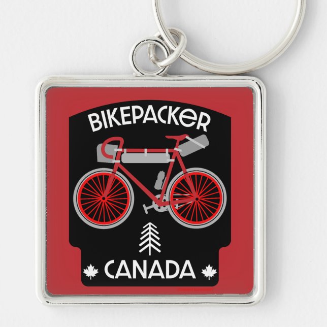 Porte-clés Bikepacking Canada (Devant)