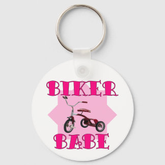 Porte-clés Biker Babe /rose